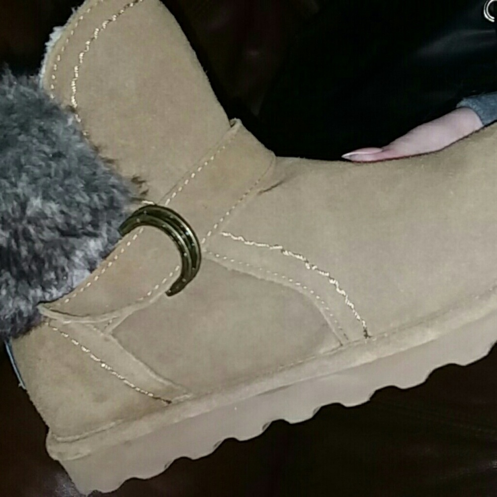 Bear paw ankle boots